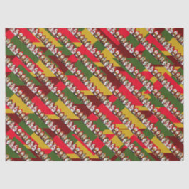 Papel De Seda Cartoon Santas Natal