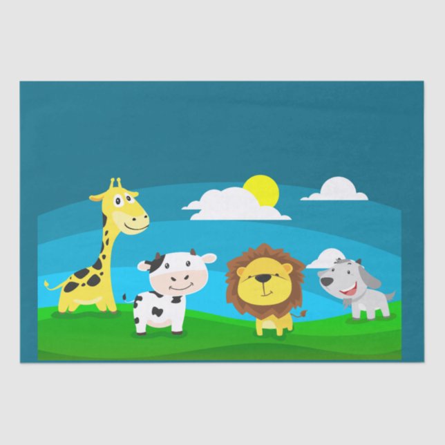 Papel De Seda Cartoons (Frente )