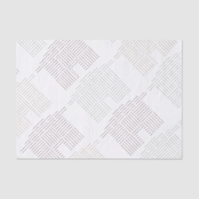 Papel De Seda Casa dos parabéns (Frente )