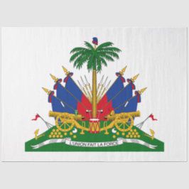 Papel De Seda Casaco de Armas do Haiti (Haiti)