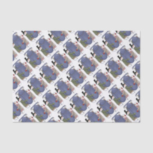 Papel De Seda Casal de neve com deslizamento