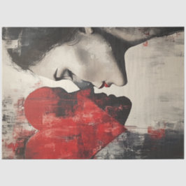 Papel De Seda Casal do Namorados de Desligar Abstrato