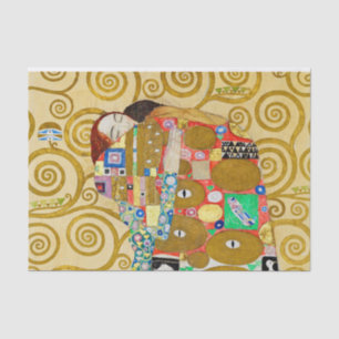 Papel De Seda Casal Gustav Klimt Fulfillment Nouveau
