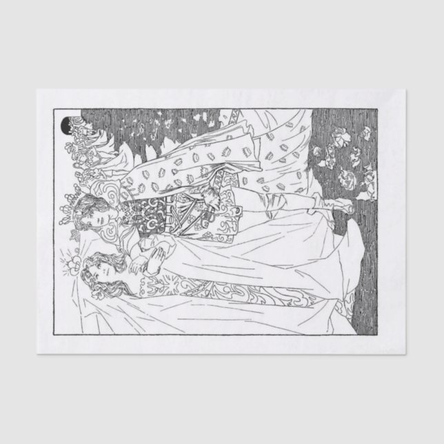 Papel De Seda casal real (Frente )