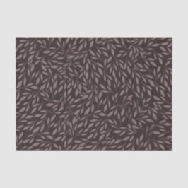Papel De Seda Casamento Botânico Folhas Rosa Mauve Chocolate
