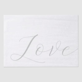 Papel De Seda Casamento de Amor Elegante