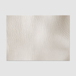Papel De Seda Casamento de Couro Falso Creme Branco