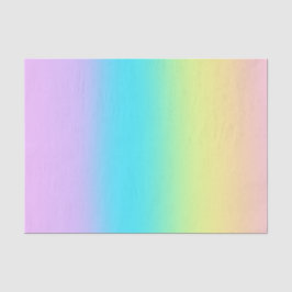 Papel De Seda Casamento de Gradiente Grande Pastel Rainbow