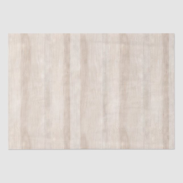 Papel De Seda Casamento de Madeira Creme Branco Falso Rústico (Frente )