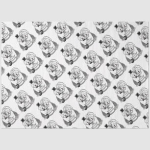 Papel De Seda Casamento de Ovelhas Ovelhas Ovelhas Cachorras Noi