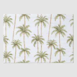 Papel De Seda Casamento de Palmeiras Tropicais
