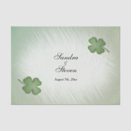 Papel De Seda Casamento de Sonho Irlandês