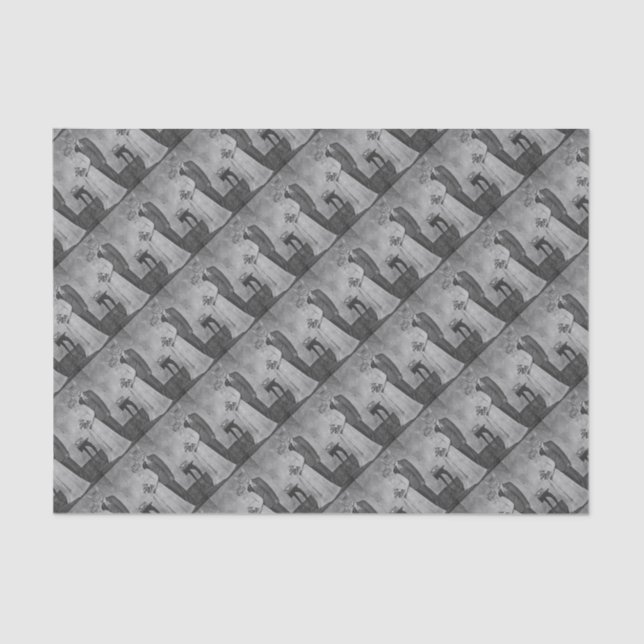 Papel De Seda Casamento do gato (Frente )