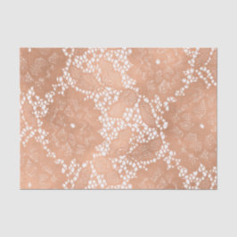 Papel De Seda Casamento Elegante Rosa e Floral
