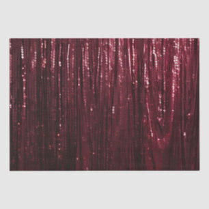 Papel De Seda Casamento Glam Burgundy Red Glitzy