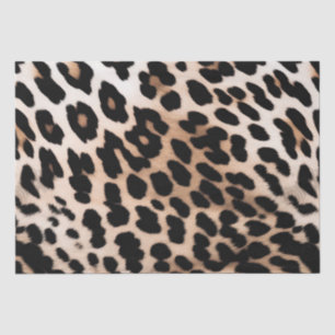 Papel De Seda Casamento Peach Black Cream Leopard
