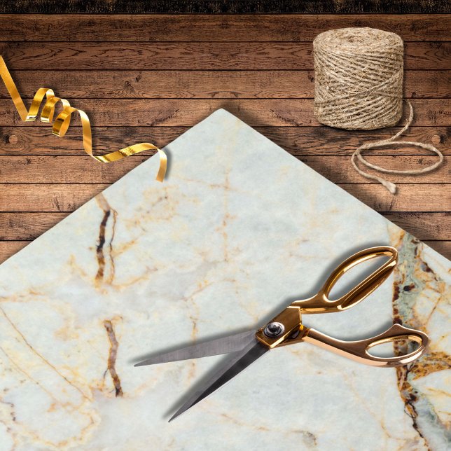 Papel De Seda Casamento por incisão de Marble Brown, Moderno Bei (Criador carregado)