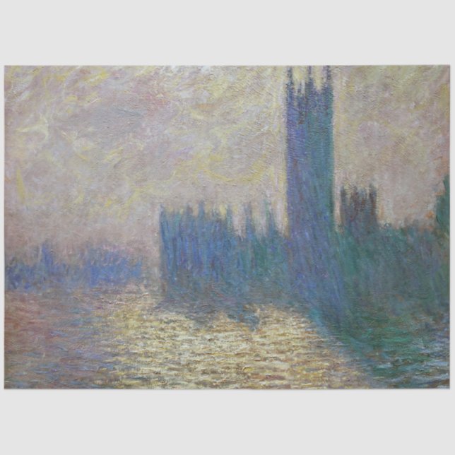 Papel De Seda Casas do Parlamento (Londres), Monet (Frente )