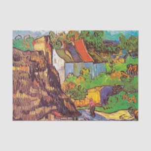 Papel De Seda Casas no jornal Auvers Van Gogh