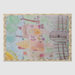 Papel De Seda Casas Whimsical Vencidas