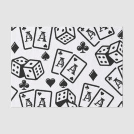 Papel De Seda Casino Pattern