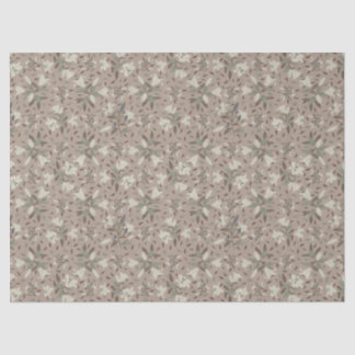 Papel De Seda Castanho Floral Lily Neutral De Altura Elegante
