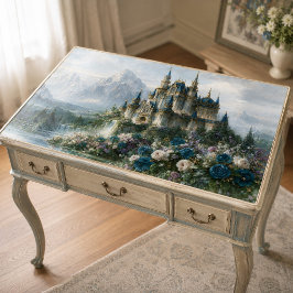 Papel De Seda Castelo Blue Mountain Decoupage