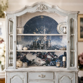 Papel De Seda Castelo de Decoupage Lua Halo