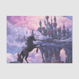 Papel De Seda Castelo de Unicórnio