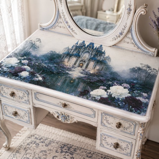 Papel De Seda Castelo Decoupage Azul Nebuloso (Criador carregado)