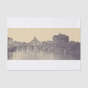 Papel De Seda Castelo do Anjo e cúpula do Vaticano