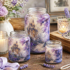 Papel De Seda Castelo Fantasia em Decoupage com Aquarela Roxa
