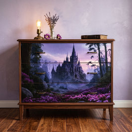 Papel De Seda Castelo Glade Decoupage Misty Indigo Gótico
