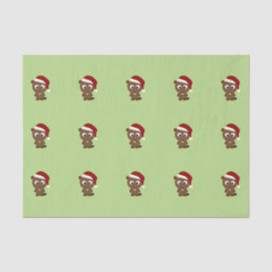 Papel De Seda Castor do Natal