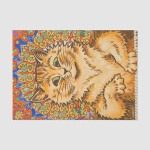 Papel De Seda Cat tocando piano por Louis Wai