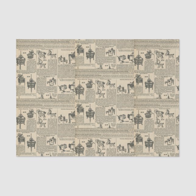 Papel De Seda Catálogo antigo movido (Frente )