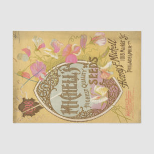 Papel De Seda Catálogo de Sementes Antigas Michell's Quality See