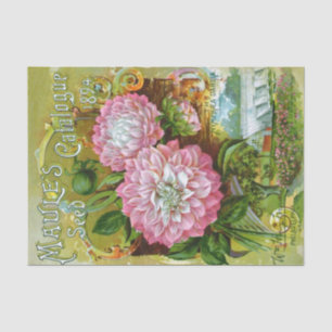 Papel De Seda Catálogo de sementes da Vintage, Maule de 1894