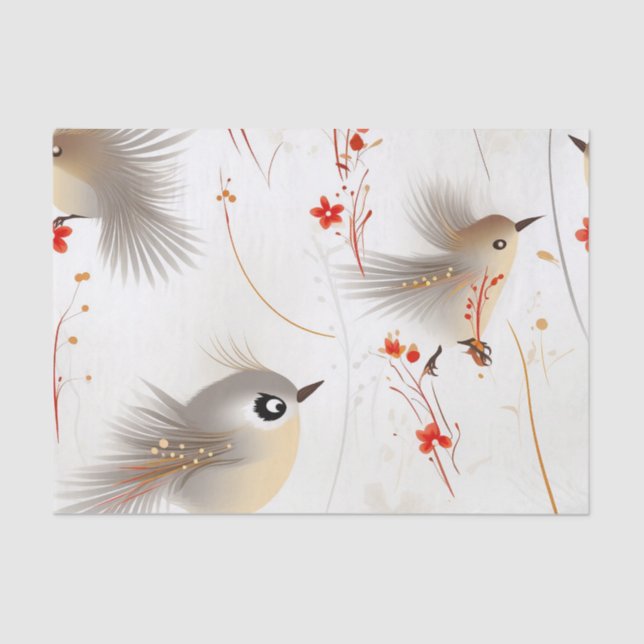 Papel De Seda Catchy Bird | Tissue (Frente )