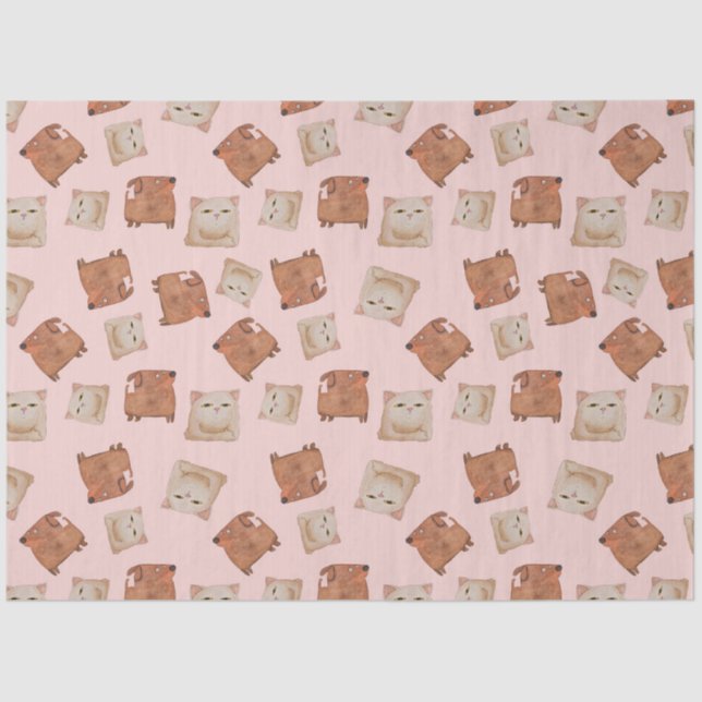 Papel De Seda Cats and Dogs (Frente )