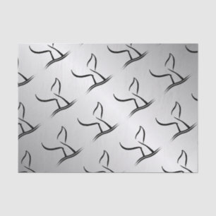 Papel De Seda Cauda de Baleia