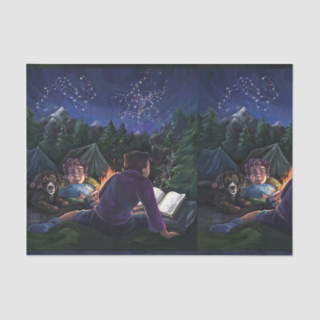 Papel De Seda Cavaleiros do verão (Frente )