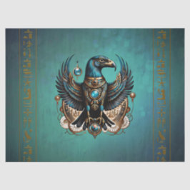 Papel De Seda Cavalgue o deus falcão.