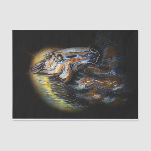 Papel De Seda Cavalo Artístico II (Frente )