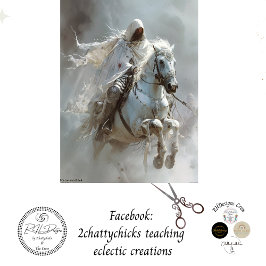 Papel De Seda Cavalo Branco da Dissociação de Apocalipse