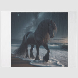 Papel De Seda Cavalo escuro