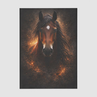 Papel De Seda Cavalo Majestic Bay, Golden Glow FH2L Decoupage