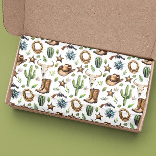 Papel De Seda Cavalo Ocidental Farroupilha Aguarela