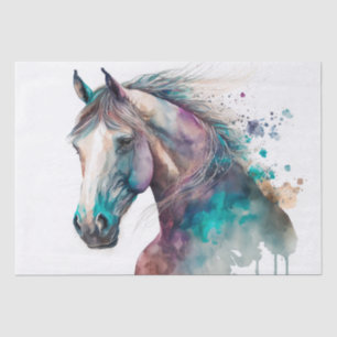 Papel De Seda Cavalo Pintado Atormentante