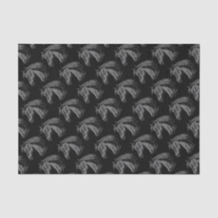 Papel De Seda Cavalo: Preto